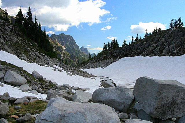Lake Elan drainage, near Headlee Pass