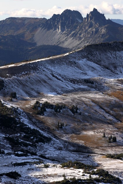 View from Burroughs Mountain, Mt. Rainier National Park